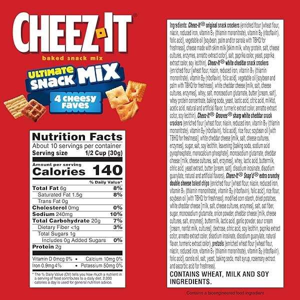 Cheez-It Ultimate Snack Mix, Salty Snacks, Pantry Size, 10.5oz Box (1 Box) - Image 2
