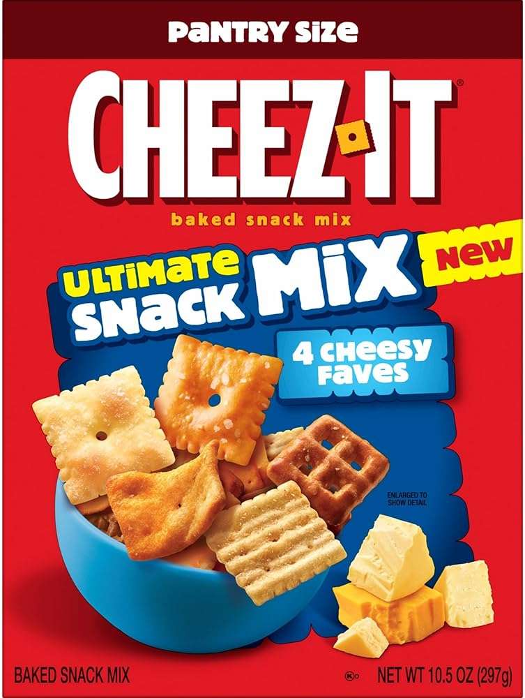 Cheez-It Ultimate Snack Mix, Salty Snacks, Pantry Size, 10.5oz Box (1 Box) - Image 7