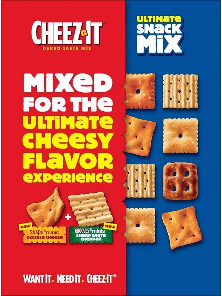 Cheez-It Ultimate Snack Mix, Salty Snacks, Pantry Size, 10.5oz Box (1 Box) - Image 8