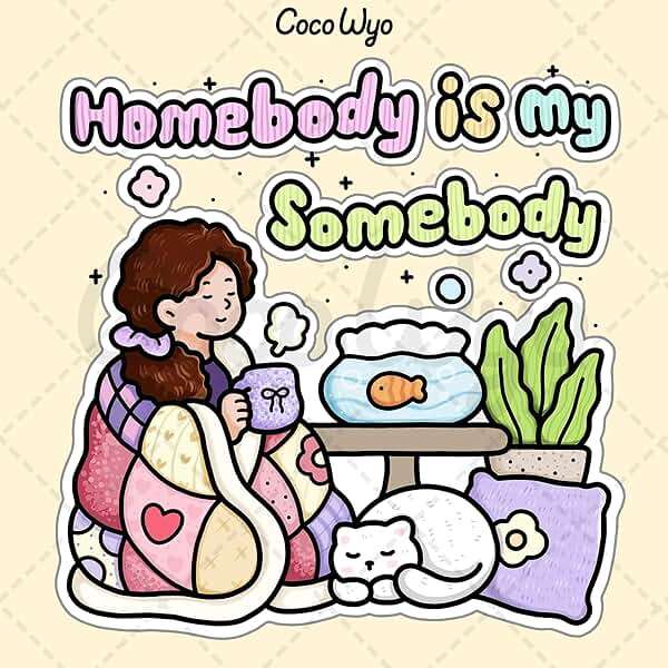 Self-Care: Relaxing Coloring Book for Girls and Adults with Cute and Easy Illustrations - Image 3