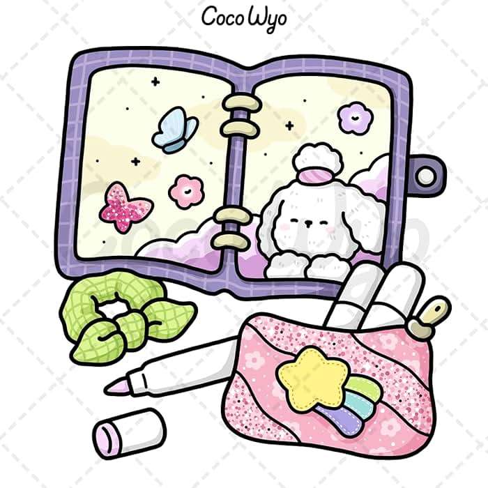 Self-Care: Relaxing Coloring Book for Girls and Adults with Cute and Easy Illustrations - Image 4