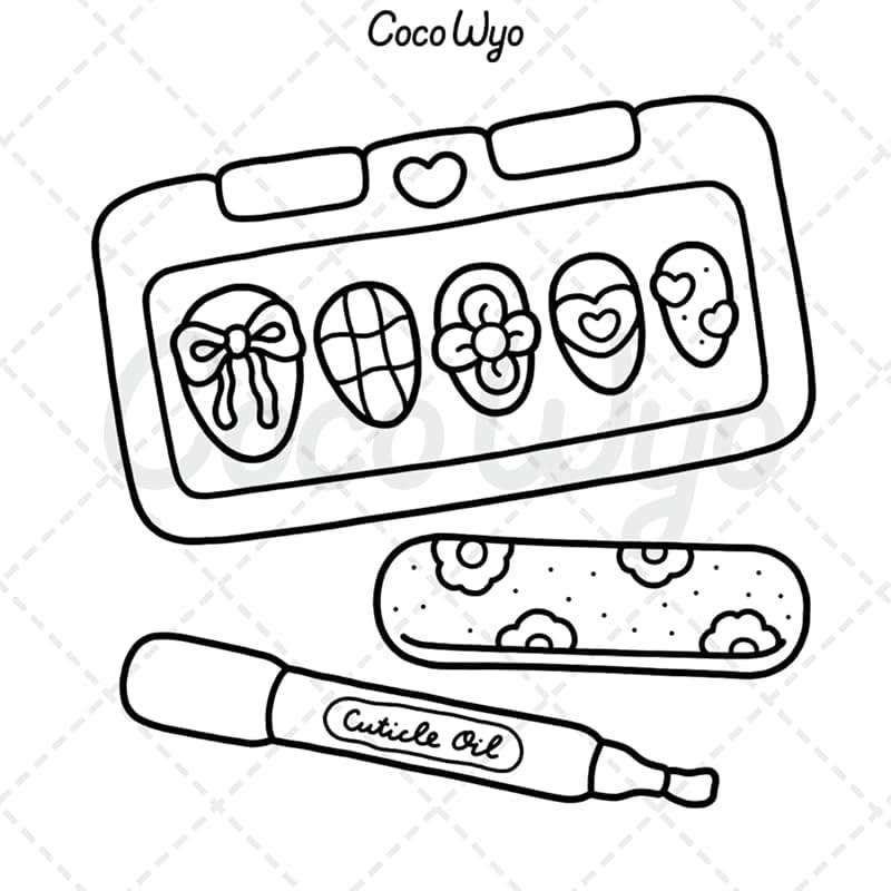 Self-Care: Relaxing Coloring Book for Girls and Adults with Cute and Easy Illustrations - Image 7