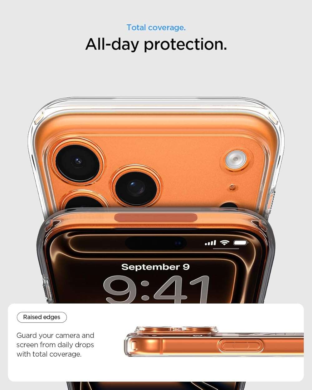 Spigen for iPhone 17 Pro Max Case, Ultra Hybrid MagFit [TPU Covered Camera Control] [Anti-Yellowing] [Compatible with Magsafe] - Clear - Image 6