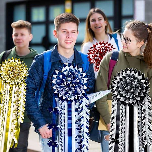 4 Pcs Homecoming Mum Flower 6.7 Inches Artificial Silk Mums Chrysanthemums Homecoming Supplies DIY Crafts for Back to School Homecomings Week Party Decorations - Image 6