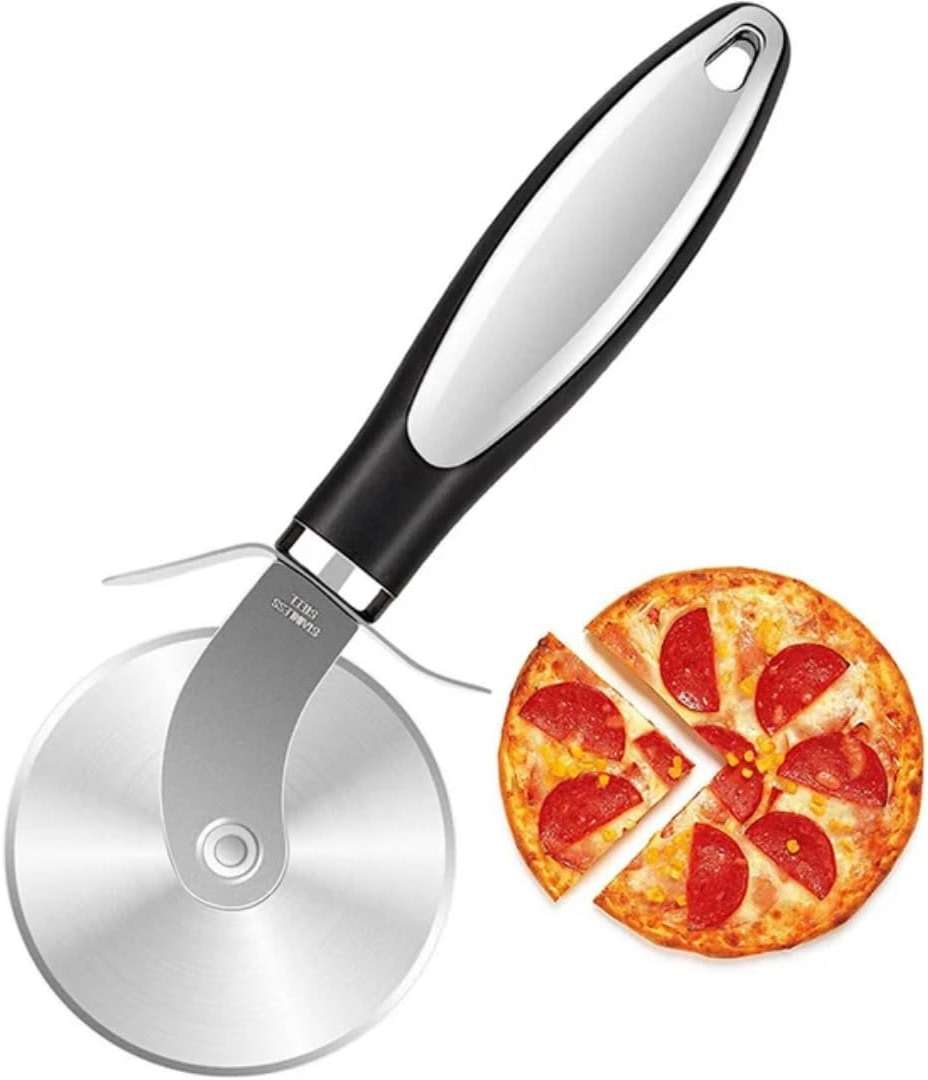 Premium Stainless Steel Pizza Cutter Wheel with Ergonomic Handle – Sharp Blade for Effortless Slicing of Pizza, Dough, Pie, and More – Dishwasher Safe - Image 4
