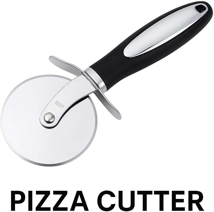 Premium Stainless Steel Pizza Cutter Wheel with Ergonomic Handle – Sharp Blade for Effortless Slicing of Pizza, Dough, Pie, and More – Dishwasher Safe - Image 5