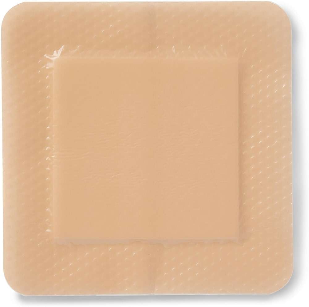 EQUOS 5-Layer Foam Wound Dressing, Gentle Silicone Adhesive, 10 Pack 3"x 3" Waterproof Wound Dressing Bandage for Wound Care - Image 4