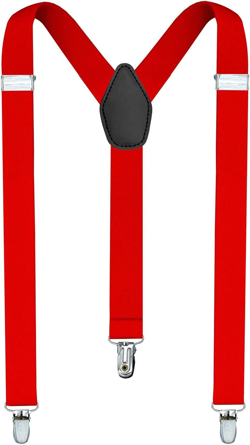 alsat Suspenders for Men Heavy Duty – Adjustable Y-Back Mens Suspenders with Strong Metal Clips - Image 1