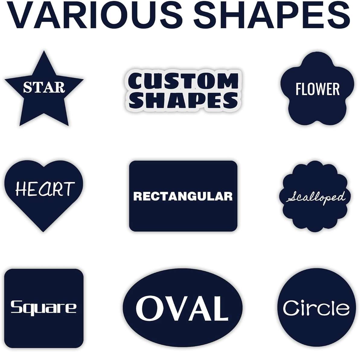 1-2500 Custom Sticker roll, 1"-10" inch Personalized Waterproof Vinyl Labels, Corporate Business Stickers, Design Any Logo Image Photo Text Name Address QR Code - Image 5