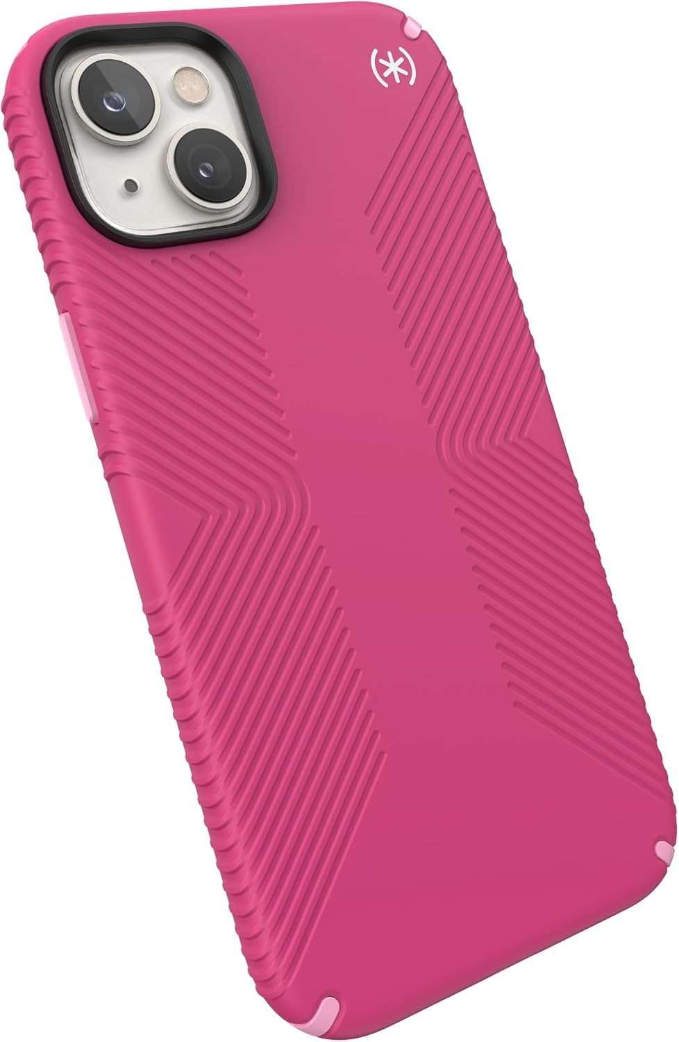 Speck Presidio2 Grip Case for Apple iPhone 14, iPhone 16e, iPhone 17e and iPhone 13 -Polycarbonate, Shock-Absorbent (Pink) - Image 1