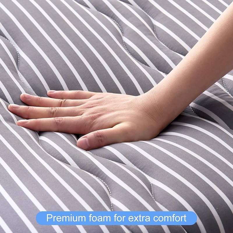 jzbearapt Premium Foam Japanese Floor Mattress Futon Mattress,100% High Density Comfortable Foam,Thicken Tatami Mat Sleeping Pad,Portable Kids Adults Sleeping Mats for Guest Room, Dormitory - Image 5