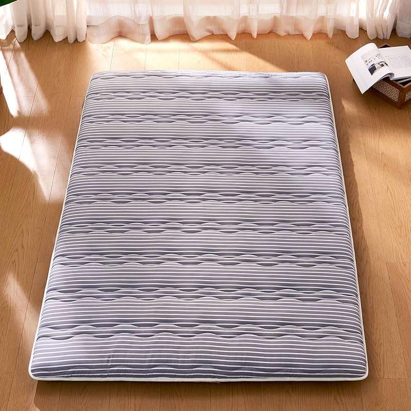 jzbearapt Premium Foam Japanese Floor Mattress Futon Mattress,100% High Density Comfortable Foam,Thicken Tatami Mat Sleeping Pad,Portable Kids Adults Sleeping Mats for Guest Room, Dormitory - Image 6