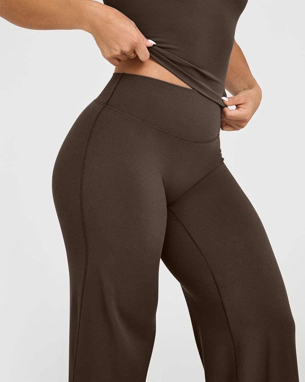 OQQ Yoga Pants Women High Waist Stretch Casual Soft Straight Leg Bottoms - Image 5