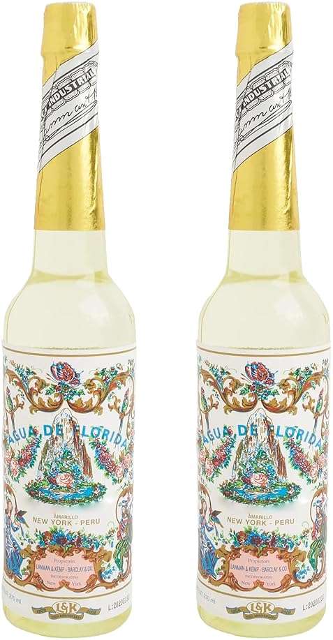 Genuine Lanman & Kemp Peruvian Agua de Florida 270 ml - Shamanic Cleansing Spirit Water (Pack of 2) - Image 1
