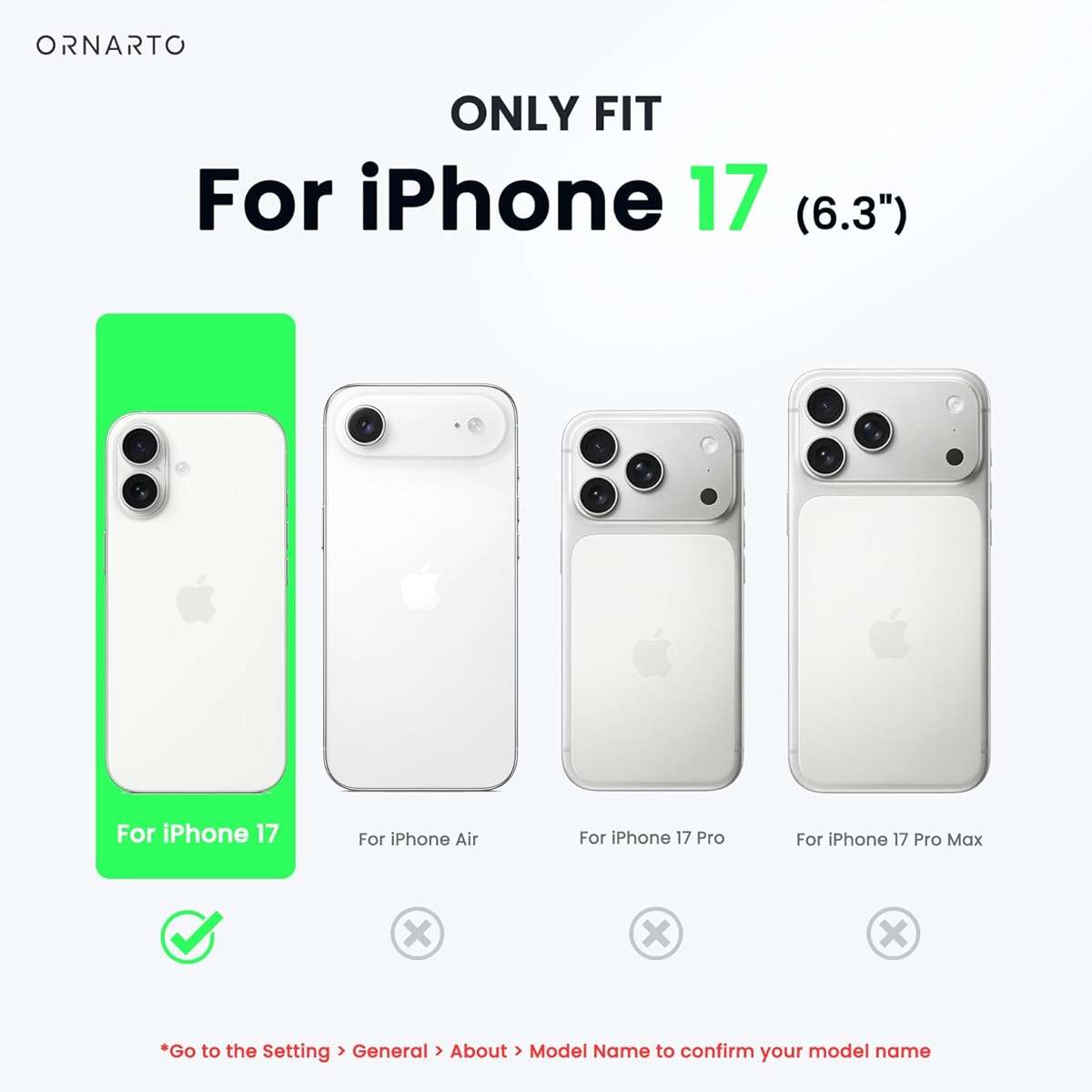 ORNARTO Compatible with iPhone 17 Case 6.3, Slim Liquid Silicone 3 Layers Full Covered Soft Gel Rubber Phone Case Protective Cover 6.3 Inch, Chalk Pink - Image 2