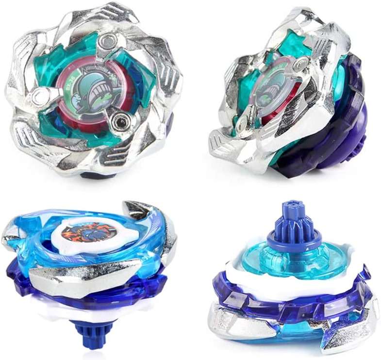 Battling Burst Gyro Toy Set Gift 12 Burst Spinning Tops 2 Two Way Launchers Grip Starter for Boys Children Kids 6 8 10 12+ Battle Game with Portable Box - Image 5