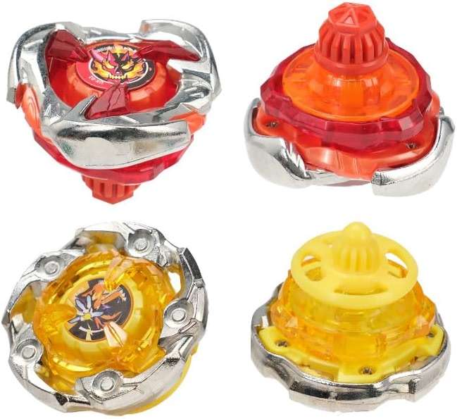 Battling Burst Gyro Toy Set Gift 12 Burst Spinning Tops 2 Two Way Launchers Grip Starter for Boys Children Kids 6 8 10 12+ Battle Game with Portable Box - Image 6