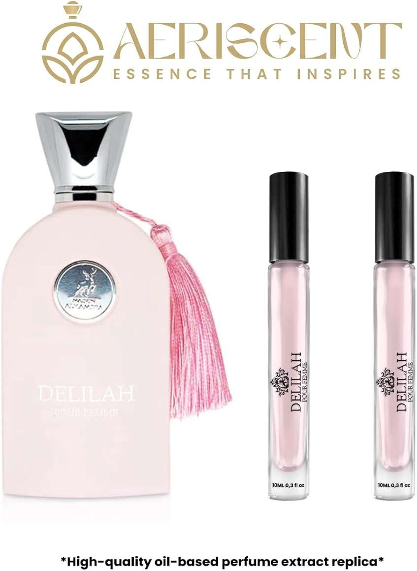 Delilah Eau de Parfum Travel Size Edition, Duo Pack 2 x 10ml, Floral Fragrance Spray for Women, Large Bottle Not Included (It is only a reference). - Image 2