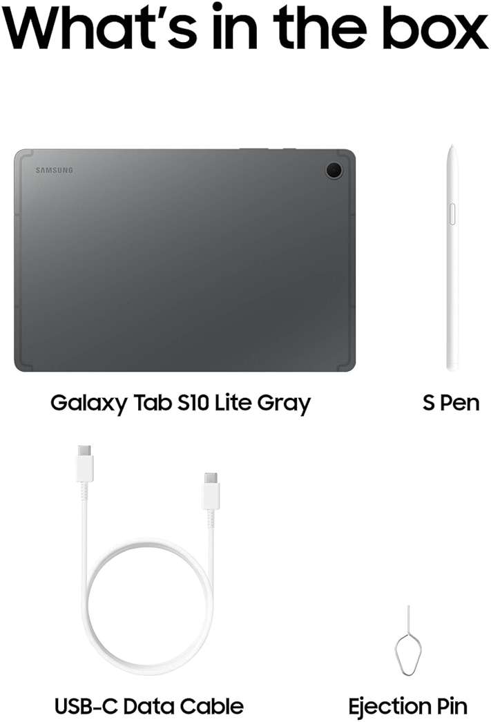 Samsung Galaxy Tab S10 Lite, 6GB RAM, 128GB, 2TB Expand, Long Battery Life, 10.9” LCD, S Pen for Note-Taking, Exynos 1380, Circle to Search, AI Tools, Gray - Image 11