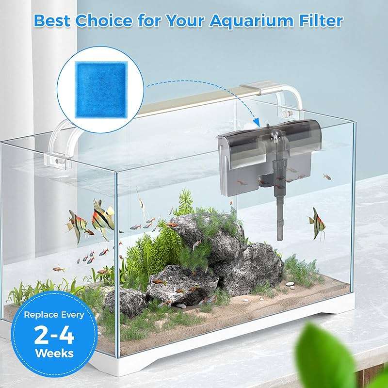 Qwakay Aquarium Filter Replacement Cartridge - 10 Pack Rite Size C Fish Tank Cartridges Compatiable with Marineland Penguin PRO Power Filters 275/375 & Original Penguin Power Filters 200/350 - Image 7