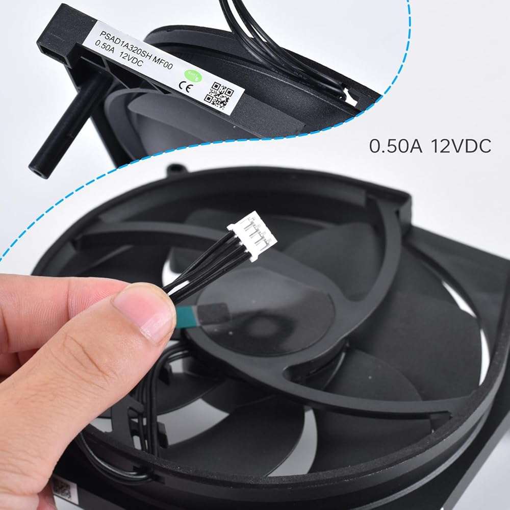 Replacement Xbox Series S Internal Cooling Fan, Internal Cooler Fan Replacement for Xbox Series S with 7 Blades - Image 2