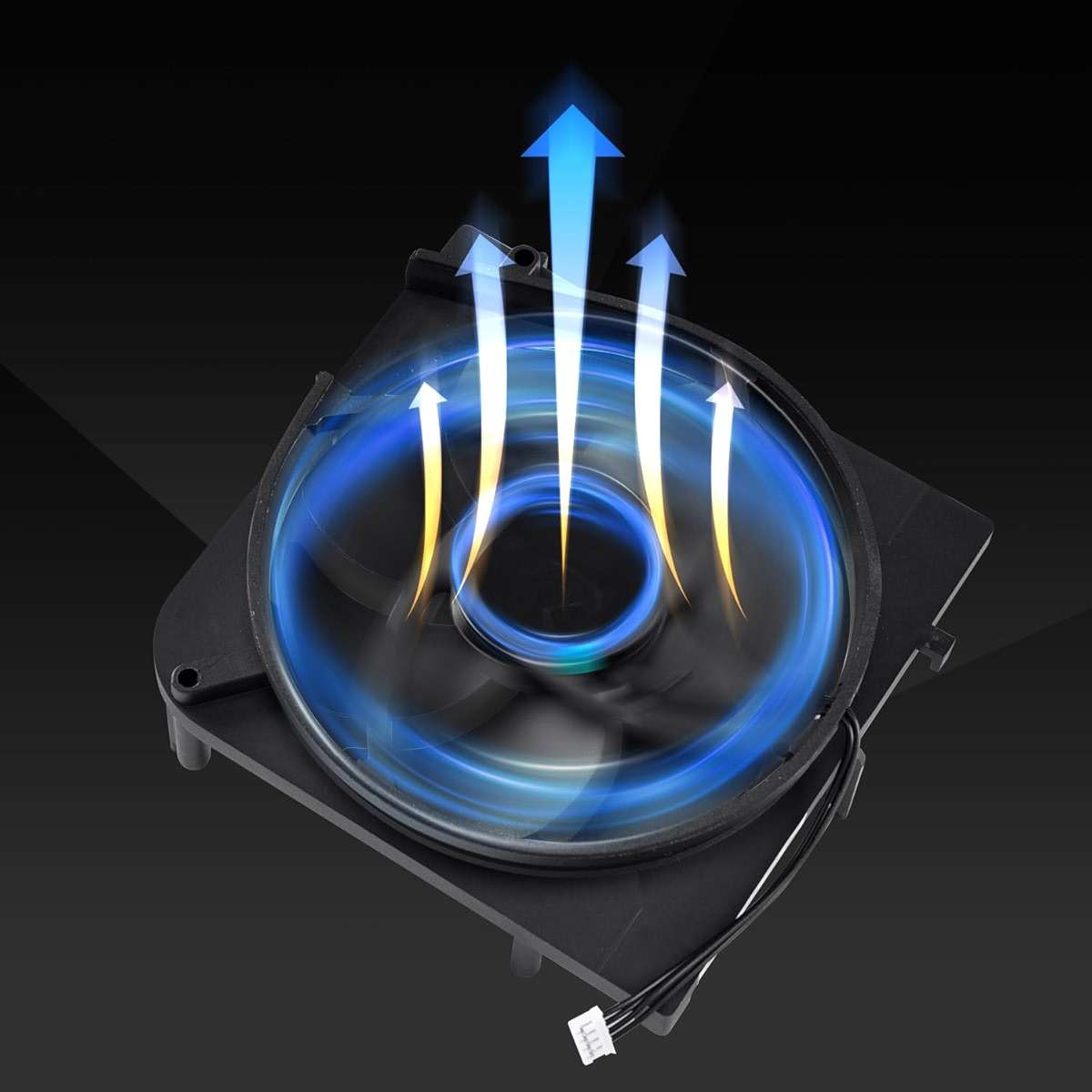 Replacement Xbox Series S Internal Cooling Fan, Internal Cooler Fan Replacement for Xbox Series S with 7 Blades - Image 3
