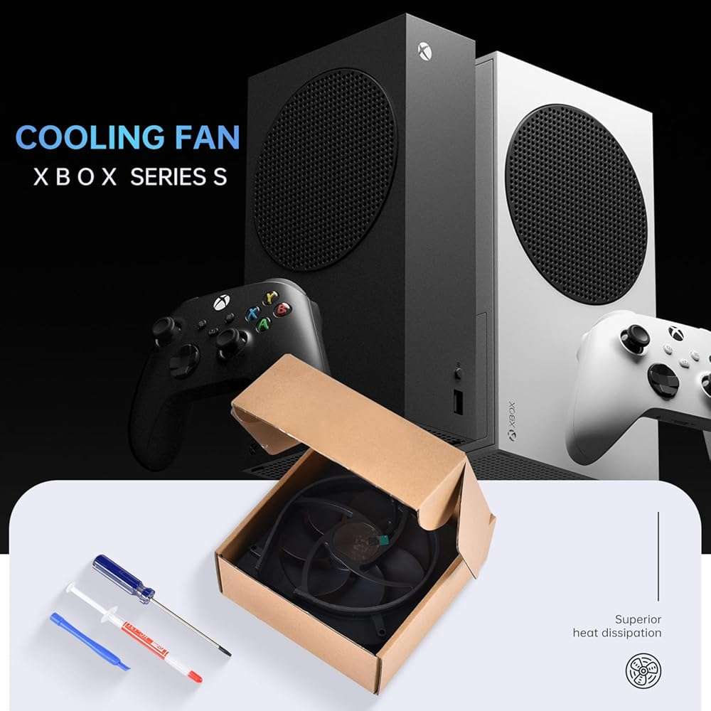 Replacement Xbox Series S Internal Cooling Fan, Internal Cooler Fan Replacement for Xbox Series S with 7 Blades - Image 5