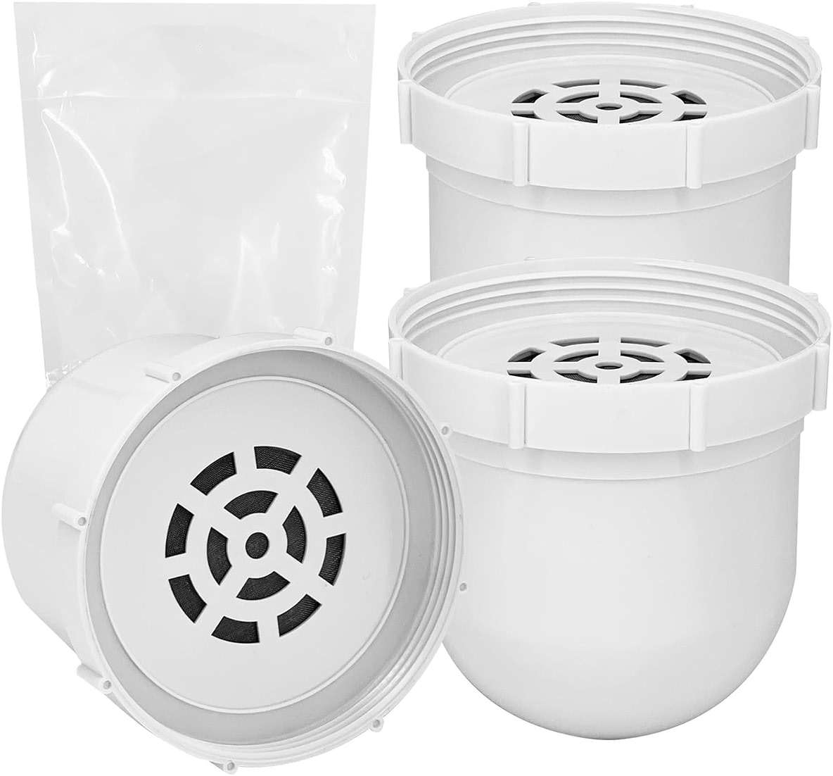 KUETERYUN Water Filters Compatible with Clearly Filtered Water Pitcher | KUETERYUN 3Pack, 3-Stage Filtration Fluoride, Lead & PFAS | 100 Gallon, BPA-Free - Image 1