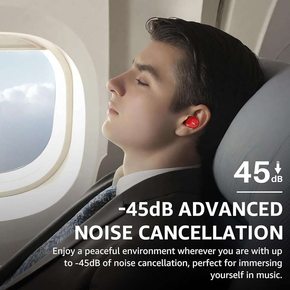 TOZO Hybrid Active Noise Cancelling Wireless Earbuds HT2 Hybrid Active Noise Cancelling Headphones - Image 3