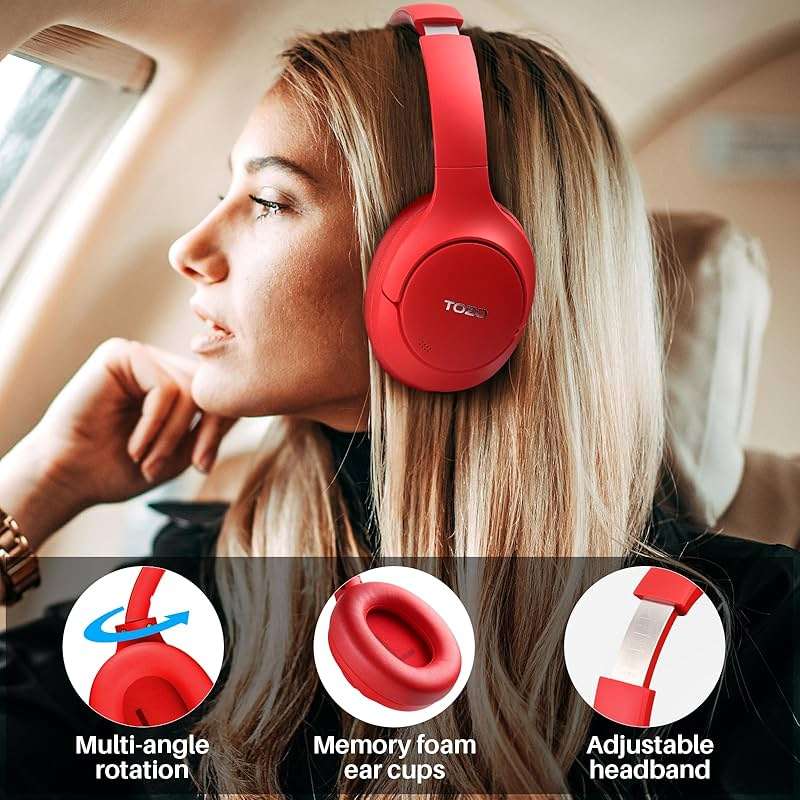 TOZO Hybrid Active Noise Cancelling Wireless Earbuds HT2 Hybrid Active Noise Cancelling Headphones - Image 6