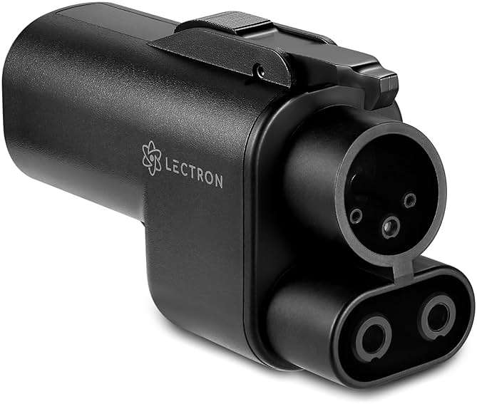 Lectron NACS to CCS Electric Vehicle Adapter with Interlock - (500A/1,000V) - Compatible with Tesla Superchargers - CCS1 EV Fast Charging with Vortex Plus [Check Automaker for Compatibility] - UL 2252 - Image 1