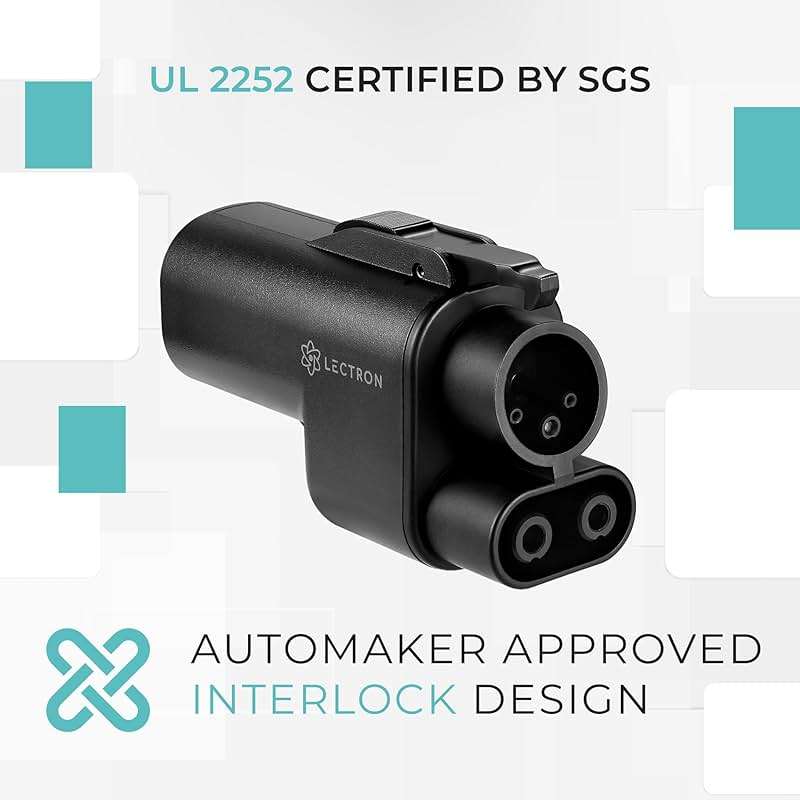 Lectron NACS to CCS Electric Vehicle Adapter with Interlock - (500A/1,000V) - Compatible with Tesla Superchargers - CCS1 EV Fast Charging with Vortex Plus [Check Automaker for Compatibility] - UL 2252 - Image 4