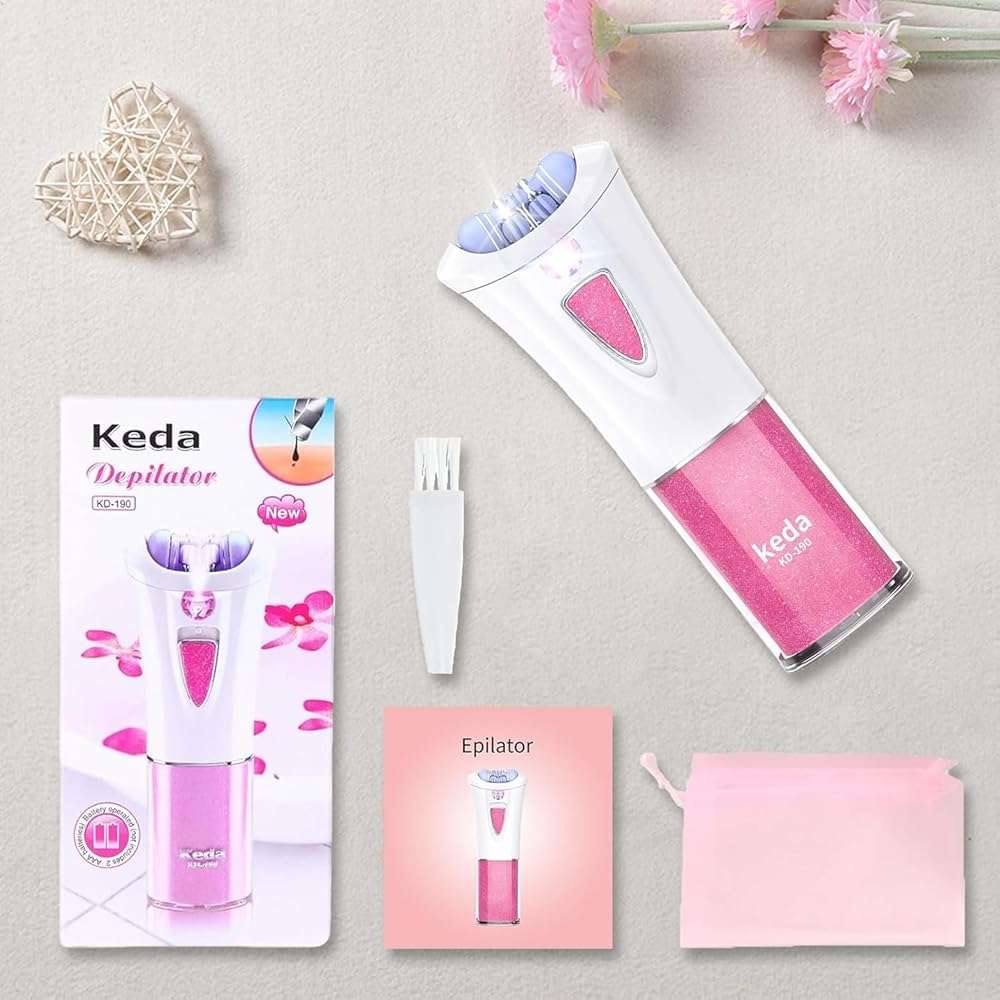 Skin Epilator, 2026 New Epilators Hair Removal for Face, Smooth Glide Epilators for Women with LED Light, Cordless Facial Hair Removal for Bikini Arm Legs Underarm, Portable Epilator - Image 9