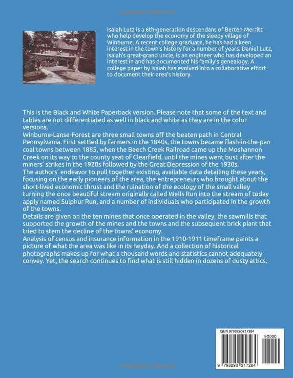 A Black & White Version of the History of Winburne-Lanse-Forest PA: A View of Life in Central Pennsylvania - Image 2