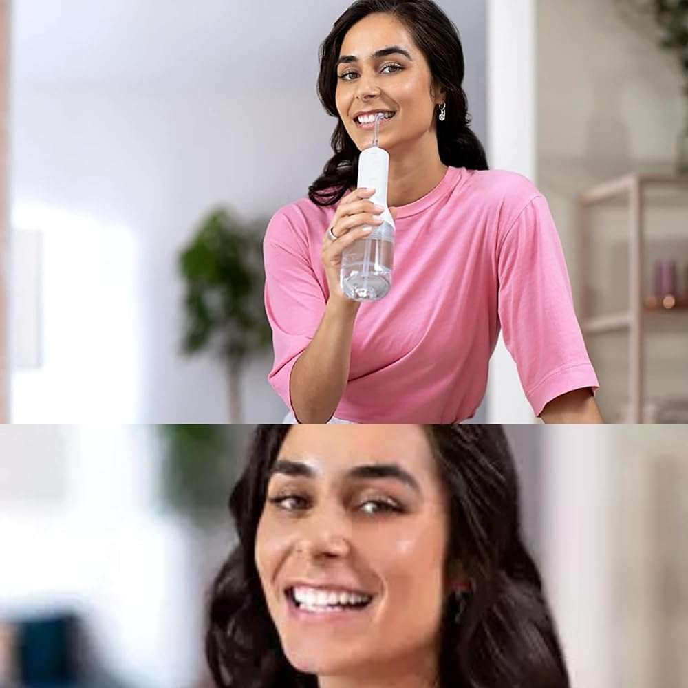 Philips Sonicare Water Flosser Cordless – Rechargeable Power Dental Waterflosser for Teeth, Portable Oral Irrigator with 3 Intensity Settings, 360° Rotating Nozzle – (Mint) - Image 6