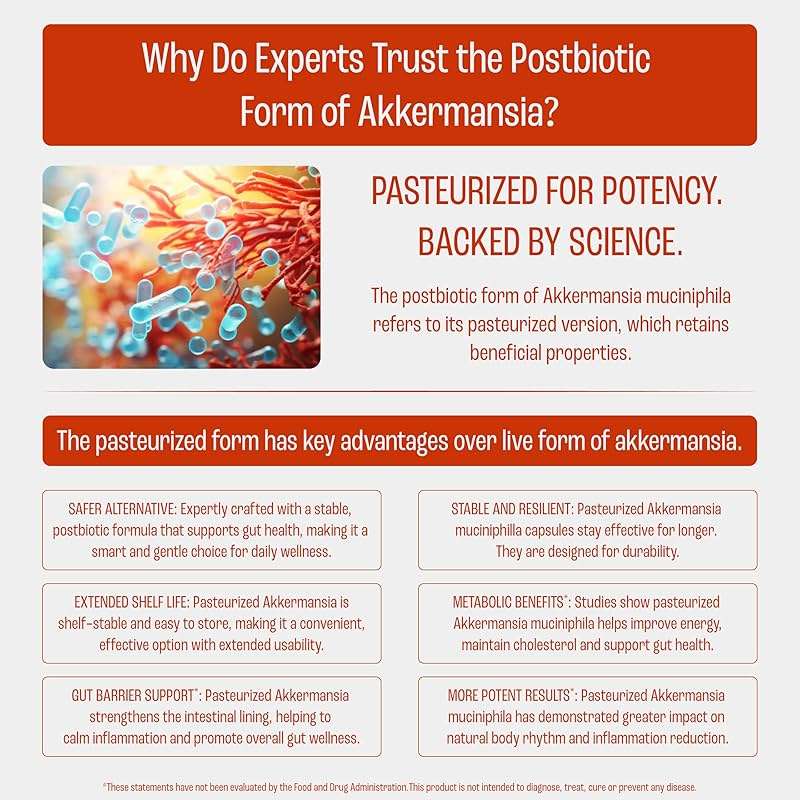 PADMURA Akkermansia Muciniphila Probiotic Supplement - 20 Billion CFU | 30 Veg Capsules | Prebiotic + Probiotic + Postbiotic Blend | Increases GLP-1 Production | Supports Digestion & Gut Health - Image 5