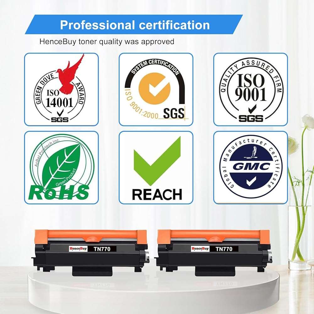 HenceBuy TN770 TN-770 Toner 2 Pack Replacement for tn770 Toner for Brother Printer Compatible with Brother HL-L2370DW L2370DWXL MFC-L2750DW L2750DWXL Printer - Image 7