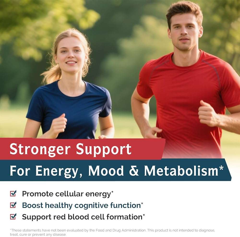 Innate Vitality Vitamin B12 2500mcg, Sublingual Methylcobalamin, Extra Strength for Energy Metabolism, Mental Clarity, Nervous System Health, Peach Flavor, Zero Sugar, 120 Fast Dissolve Tablets - Image 4