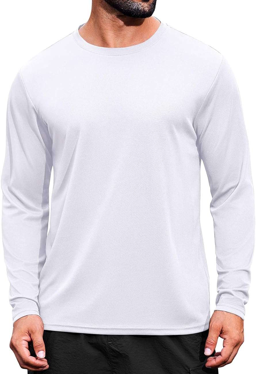 COOFANDY Long Sleeve Shirts for Men Moisture Wicking Activewear T-Shirts Workout Running Shirts - Image 1