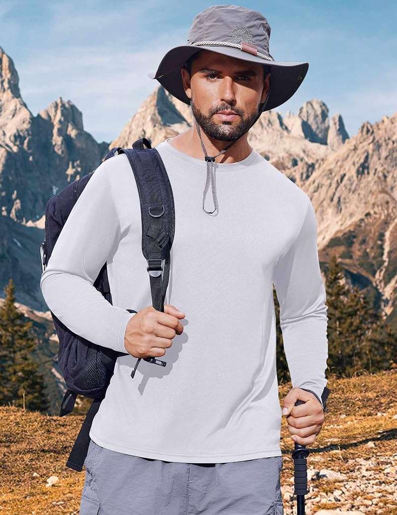 COOFANDY Long Sleeve Shirts for Men Moisture Wicking Activewear T-Shirts Workout Running Shirts - Image 2