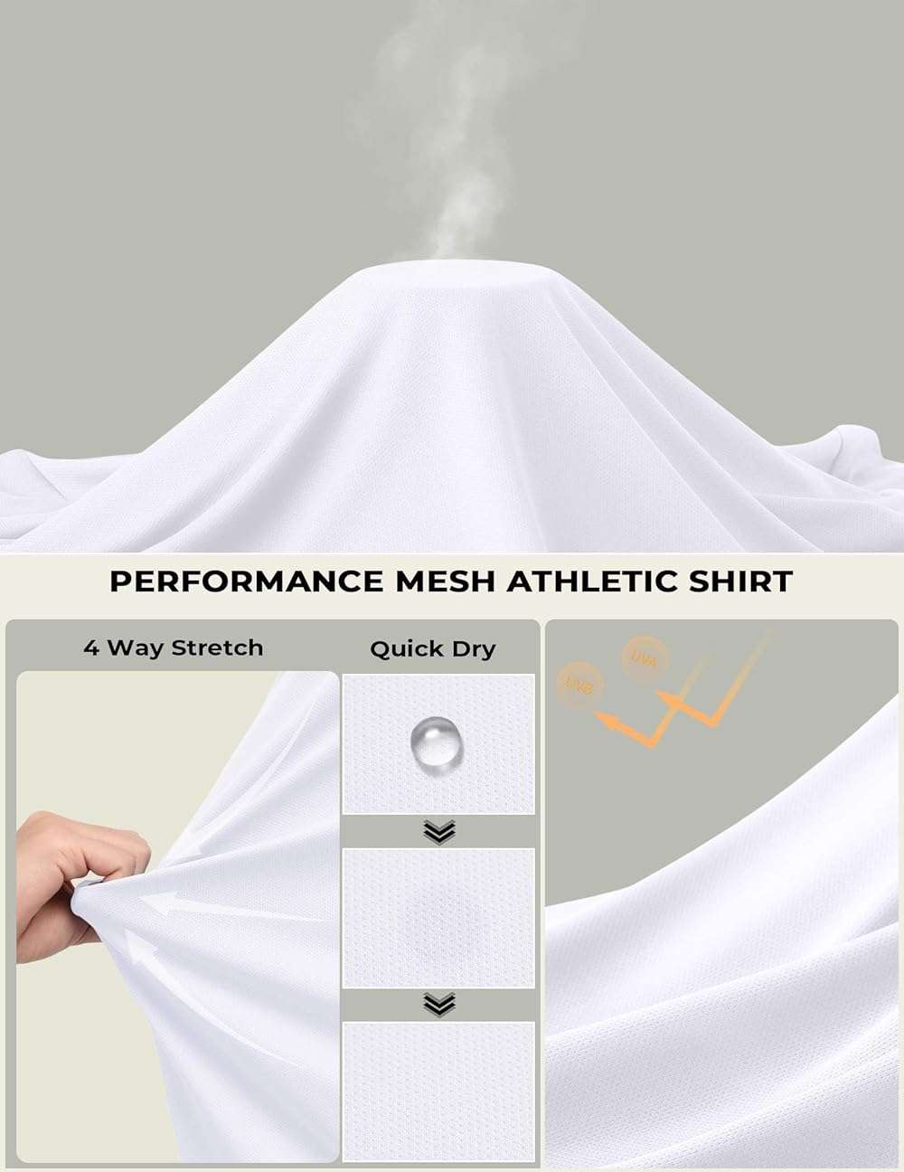 COOFANDY Long Sleeve Shirts for Men Moisture Wicking Activewear T-Shirts Workout Running Shirts - Image 4