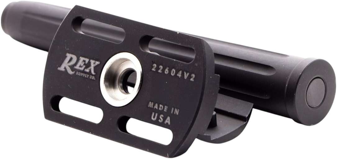 Rex Supply Co. Page Three Piece Double Edge Safety Razor – Jet Black Aluminum Finish, Lightweight CNC-Milled Razor for Men, Travel-Friendly Shaving Tool Compatible with All DE Blades - Image 4