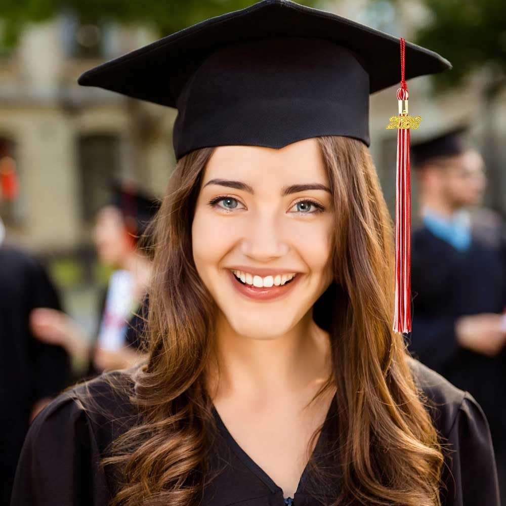 2026 Graduation Tassel, Tassel for Cap 2026, Cap Decorations, Charm Graduation Party Decorations 2026 Grad Cap Decorations for Graduation Gifts 2026 High School Red White - Image 2