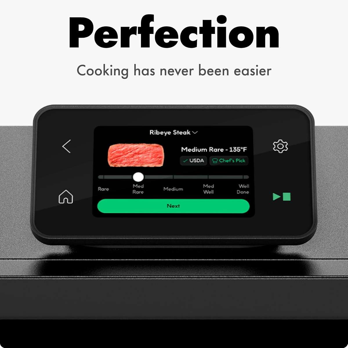 CHEF iQ MiniOven Smart Toaster Oven Air Fryer Combo, 11-in-1 Countertop Convection Oven, Bake, Broil, Air Fry, Broil, Dehydrate, 1750W, 25 Qt Capacity, Fast Cooking with Touchscreen Controls – Black - Image 2