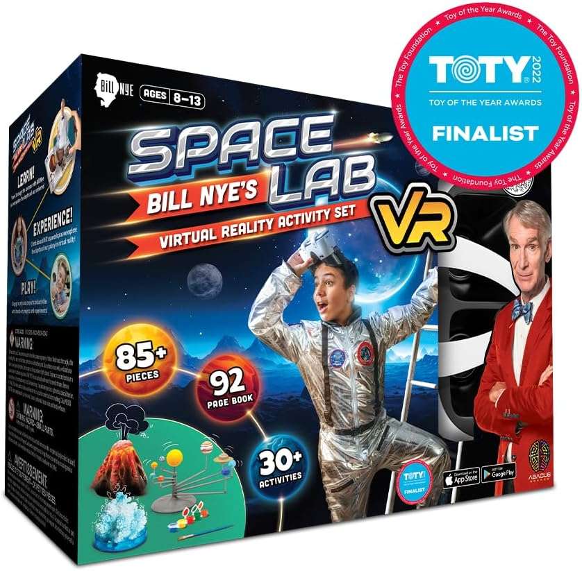 Abacus Brands Bill Nye's VR Space Lab - Virtual Reality Kids Science Kit, Book and Interactive STEM Learning Activity Set (Bill Nye Space (2025 Version)) - Image 5