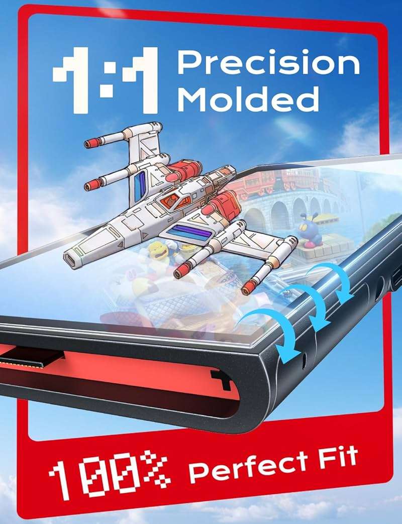 MAGIC JOHN 2 Pack for Nintendo Switch 2 Screen Protector 7.9'' [2025], 30s Installation, 9H Tempered glass, HD Clear, Auto-Dust Removal, Bubble Free, Compatible with Switch Console - Image 5