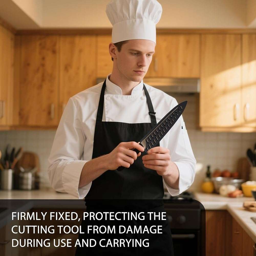 Framad 10PCS Paring Knife Sheath Set, Knife Covers or Sleeves Protector for Kitchen for 10" 8" 7" 6" 5" 3.5" Utility Carving Chef Bread Utility Paring Knife - Image 4