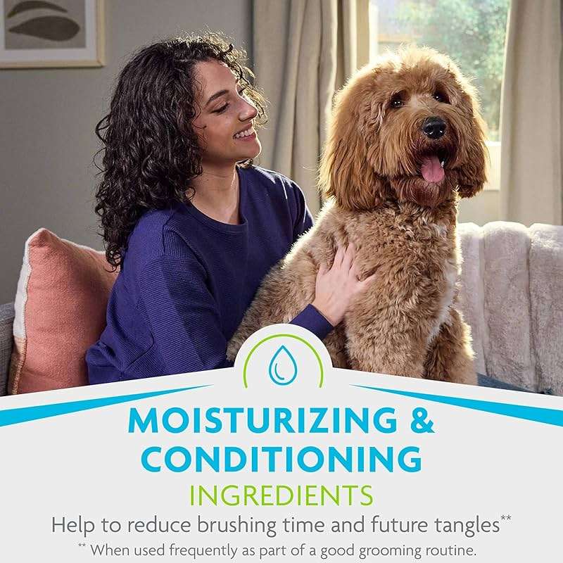 FURminator deTangling Leave-in Conditioner Spray, 8.5 Ounces, Lightly Scented, Gentle Ingredients Keep Coat and Skin Moisturized - Image 6