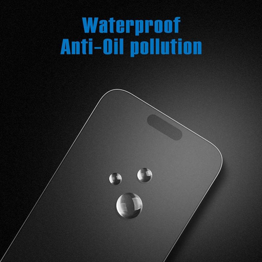 Mothca 2 Pack Matte Glass Screen Protector for iPhone 17 [6.3 inch] + 2 Pack Camera Lens Protector, Anti-Glare & Anti-Fingerprint Case Friendly Tempered Glass, Bubble Free, Smooth as Silk - Image 3