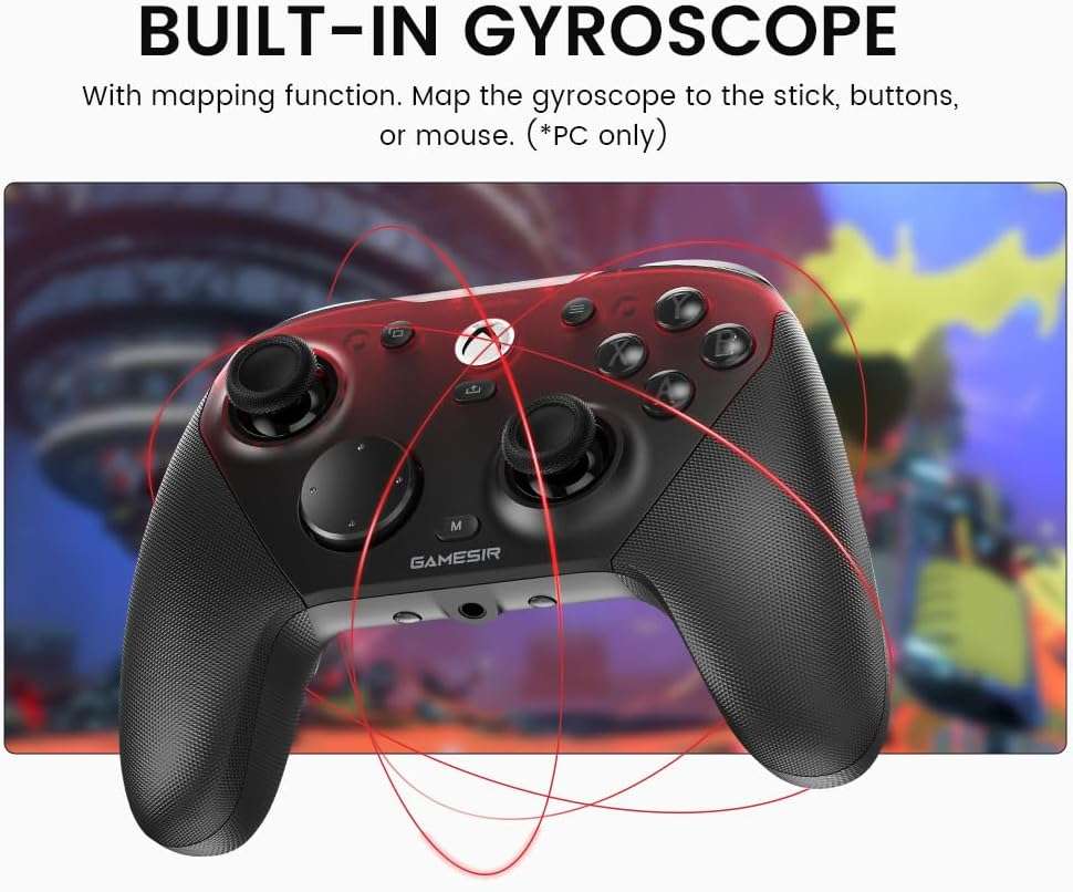 GameSir G7 Pro Wired Controller for Xbox Series X|S, Xbox One, Wireless Gamepad for PC&Android with TMR Sticks, Hall Effect Analog Triggers, 1000Hz Polling Rate, 3.5mm Audio Jack - Black - Image 7